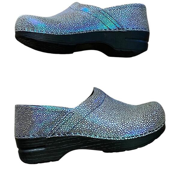 Dansko Clog Nurse Shoes Womens Size Size EU 34 Iridescent Slip On Comfort - Picture 1 of 16